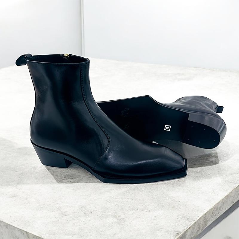 Men's Bat Chelsea Leather Boots