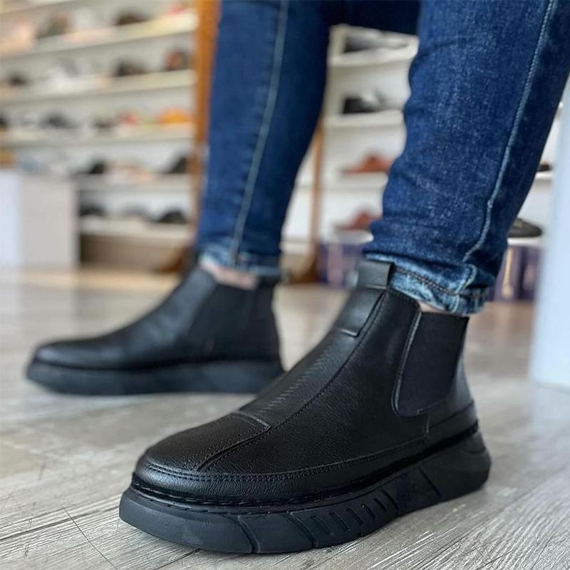 Men's Leather Sport Chelsea Boots