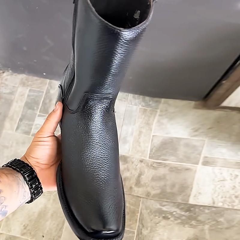 Men's Leather Western Boots