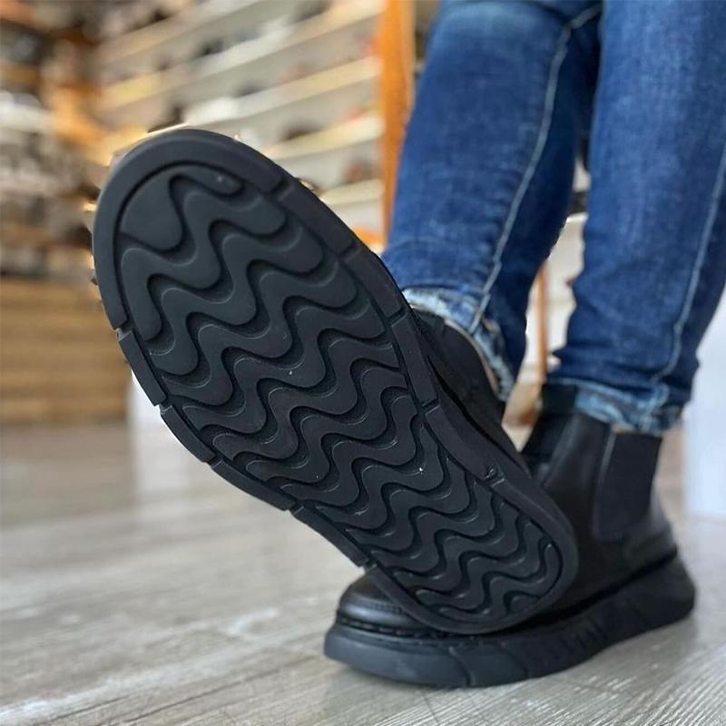 Men's Leather Sport Chelsea Boots