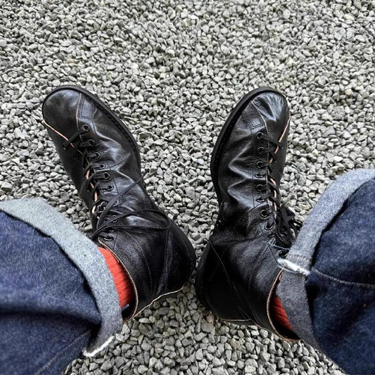 Men's Handmade Vintage Cowhide Casual Boots