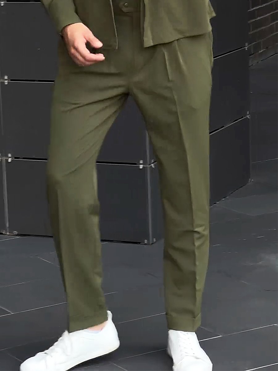 Men's Cotton Lightweight Workwear Two-Piece Set