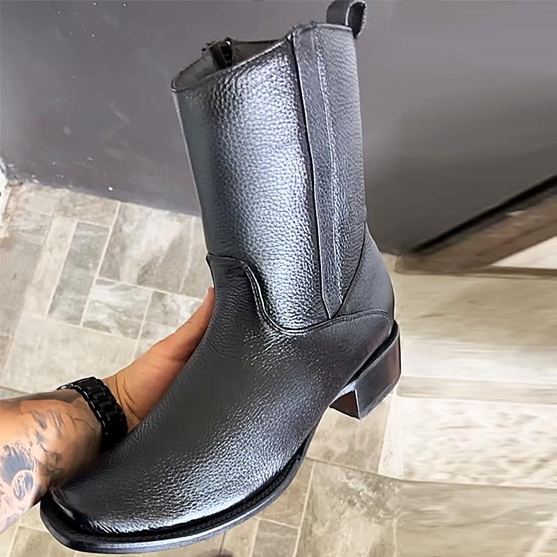 Men's Leather Western Boots