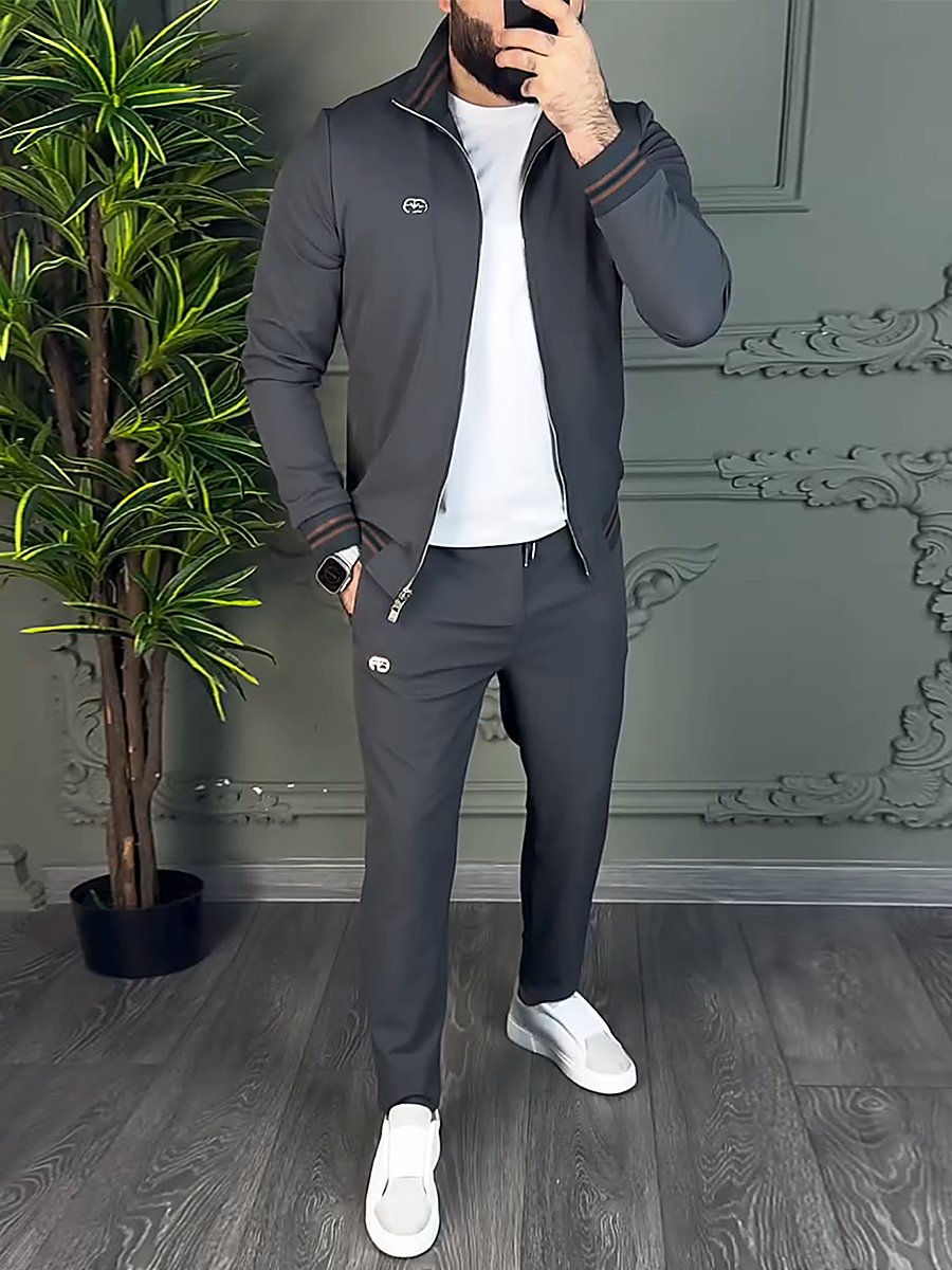 Men's Casual Sports Two-Piece Suit