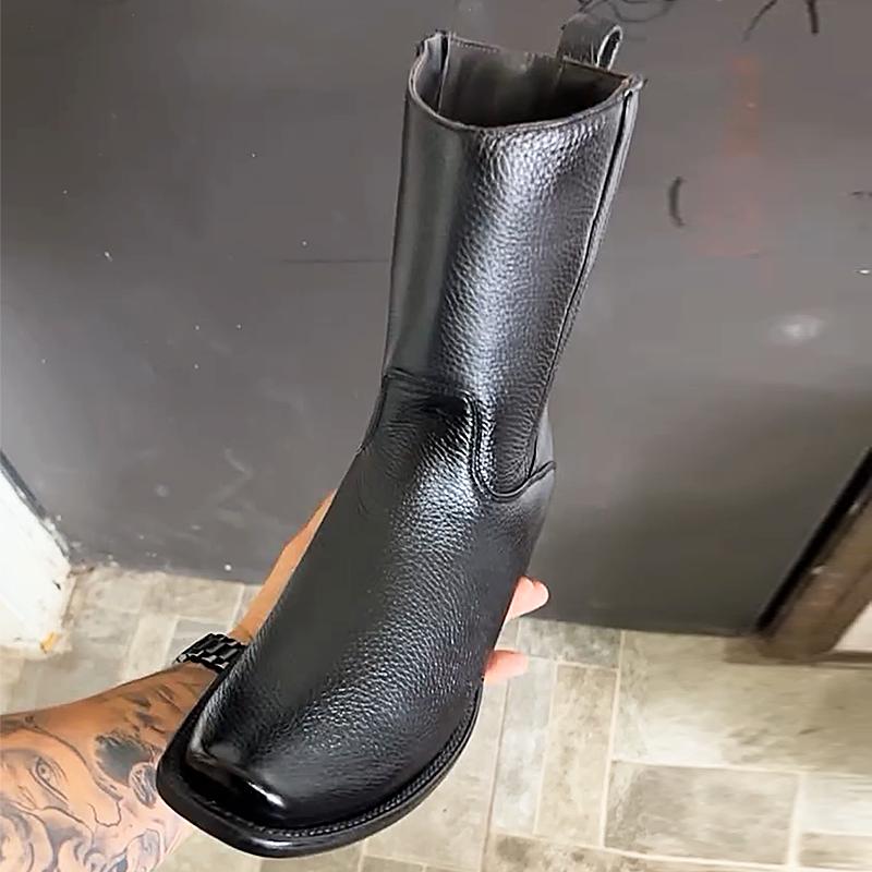 Men's Leather Western Boots