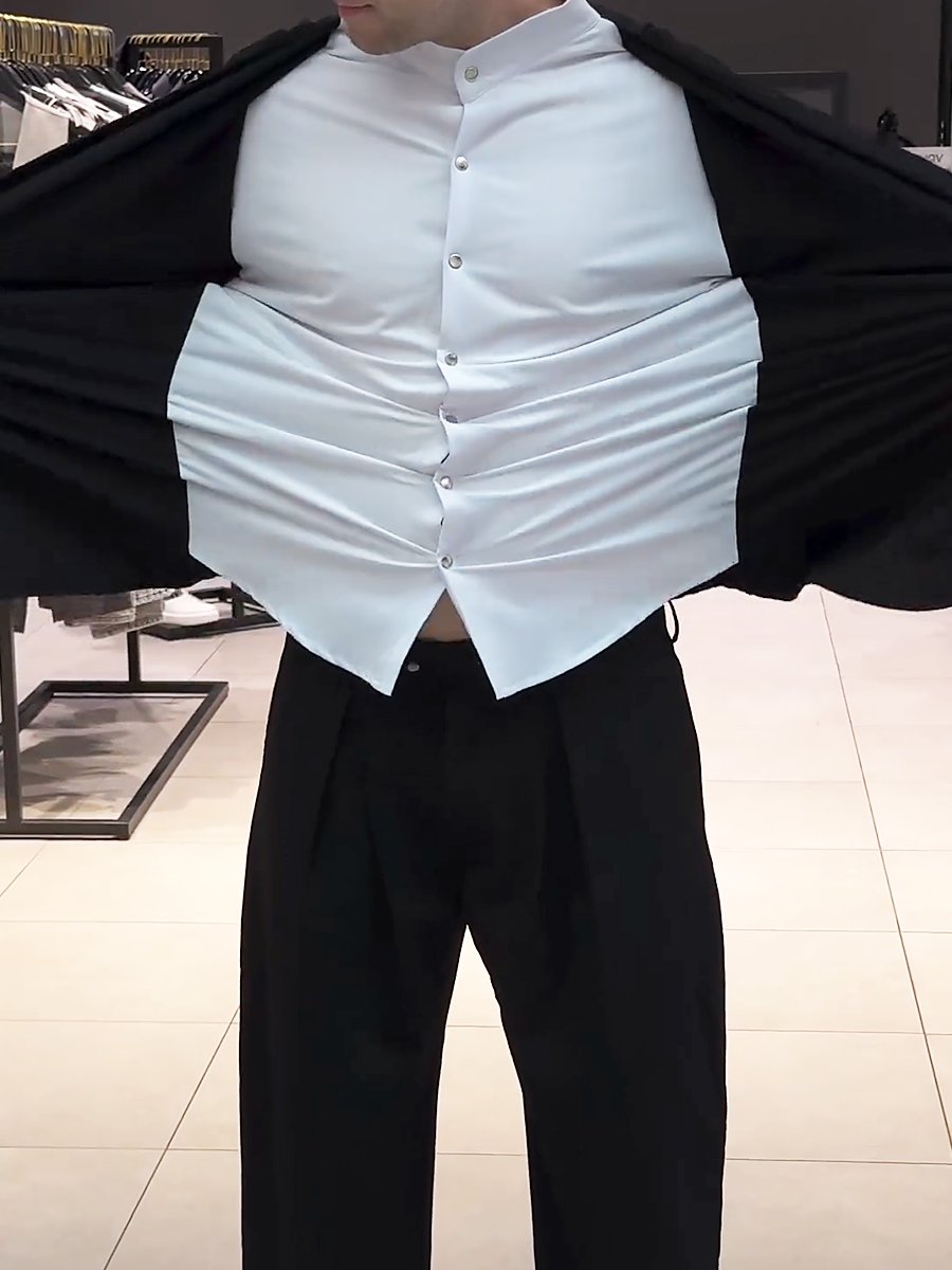 Men's Fake-Two-Piece Casual Loose 2-Piece-Sets