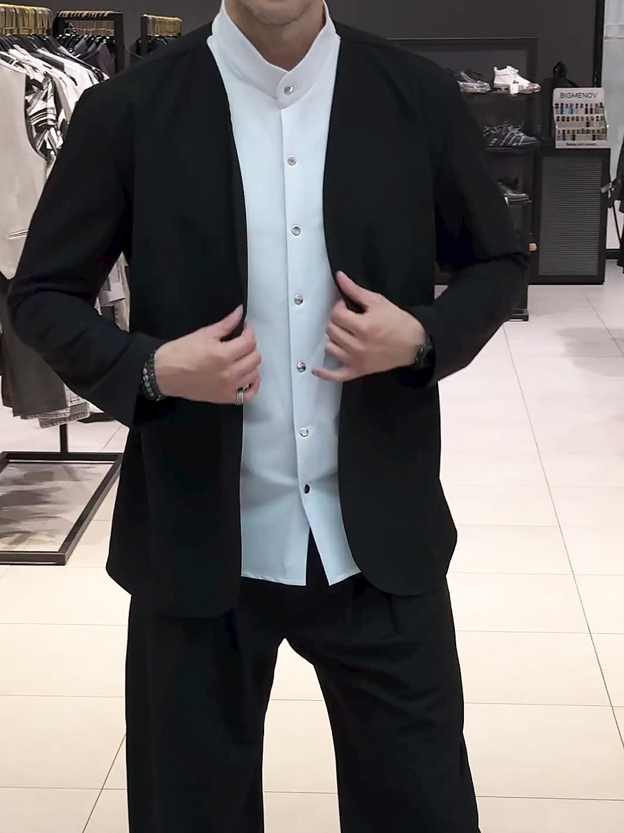 Men's Fake-Two-Piece Casual Loose 2-Piece-Sets