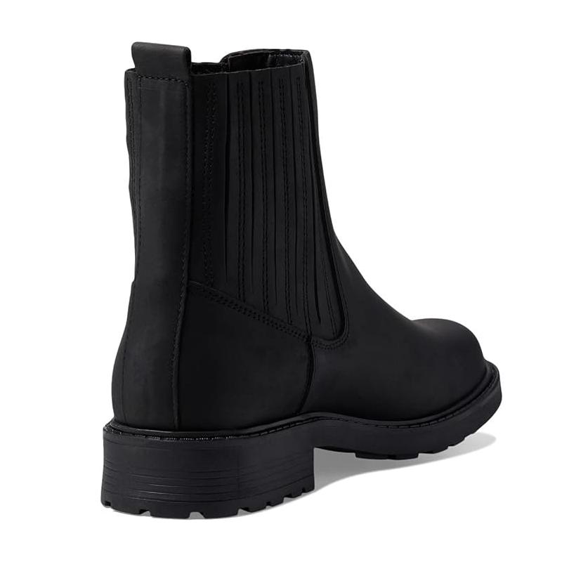 Matte Black Leather Men's Boots