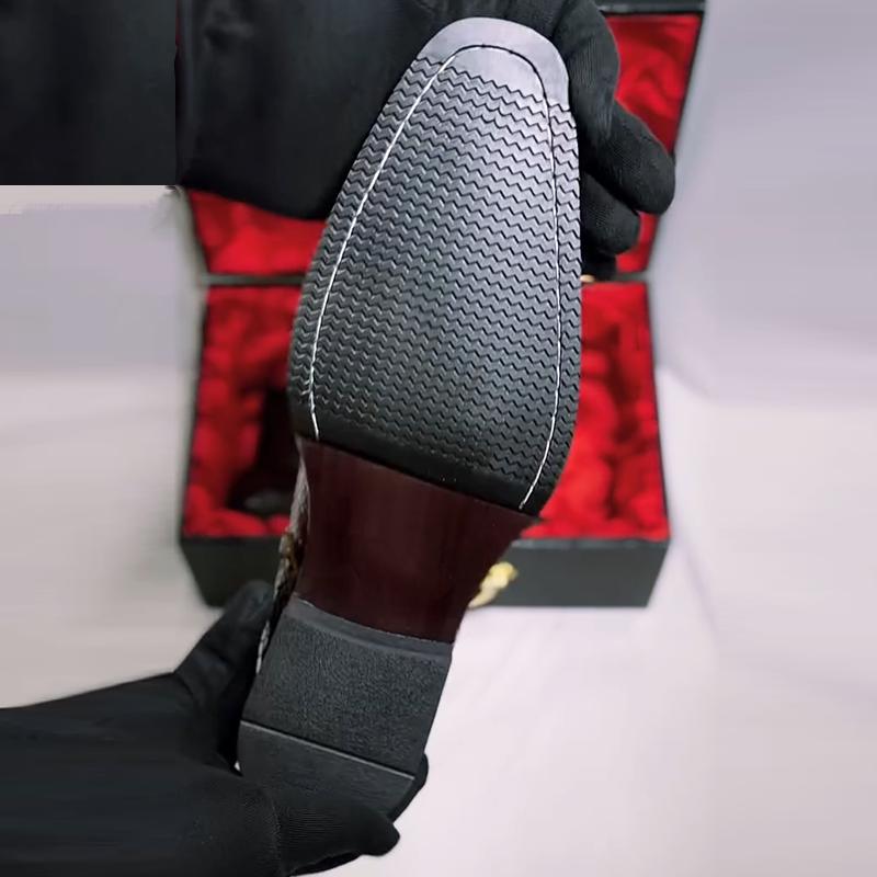 Men's Snake Print Chelsea Boots