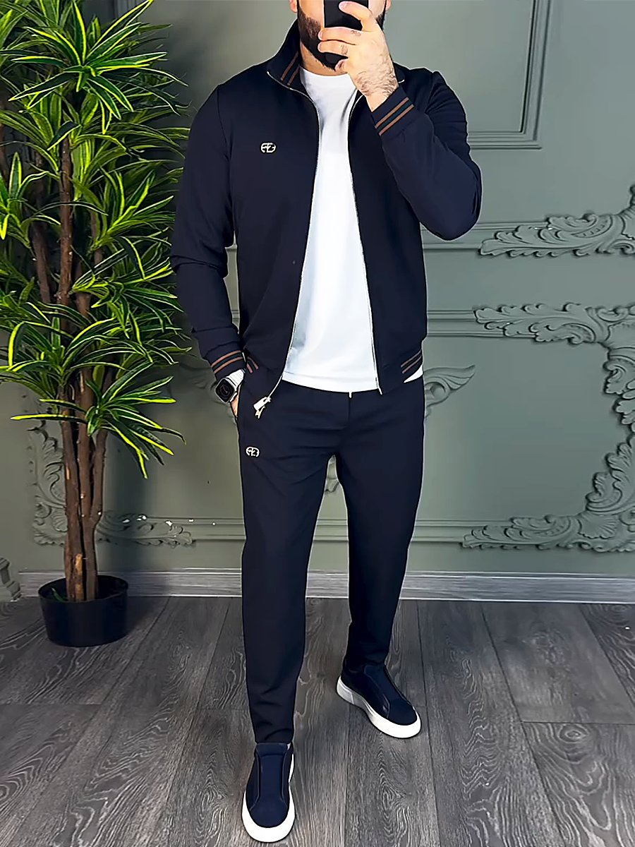 Men's Casual Sports Two-Piece Suit